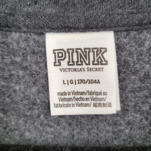 VS PINK Perfect Quarter Zip Pullover and Classic Pant Set Size L NWOT - Picture 4 of 9